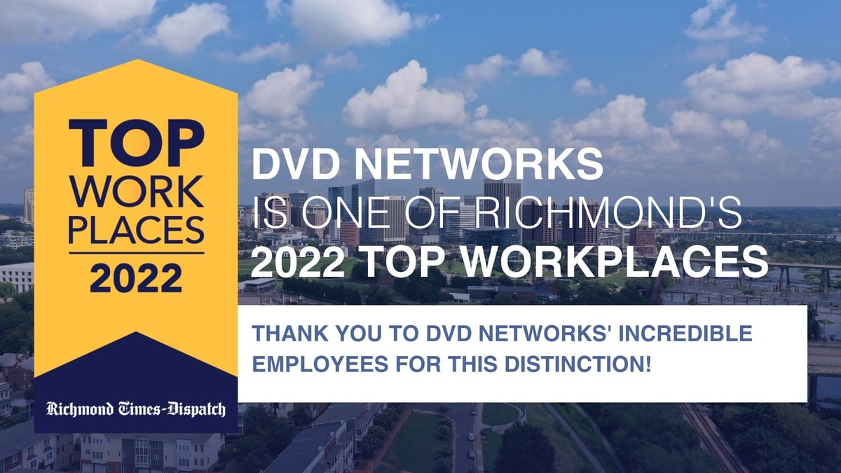 RTD top workplaces DVD Networks 2022